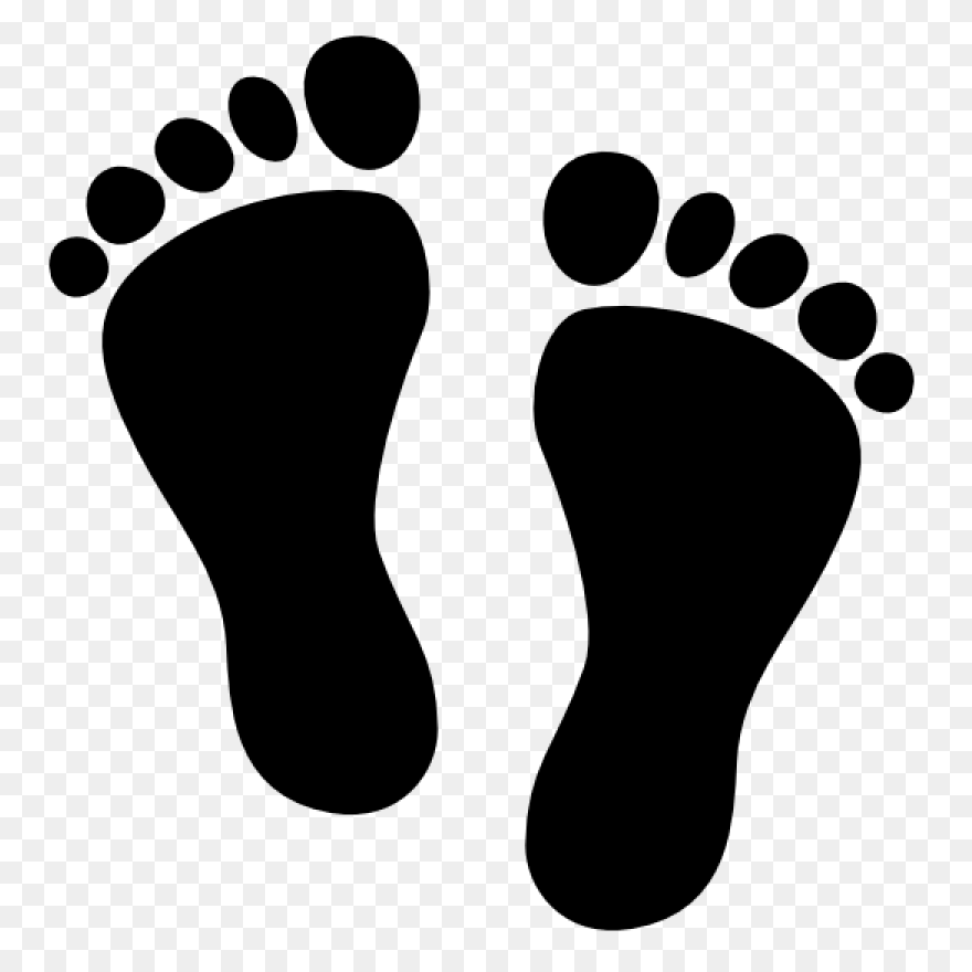 Footprint Clipart Transparent 1 - C