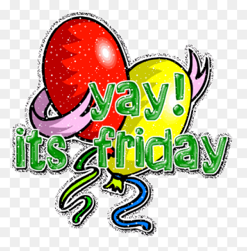 Yeah Its Friday Clip Art | Be Happy