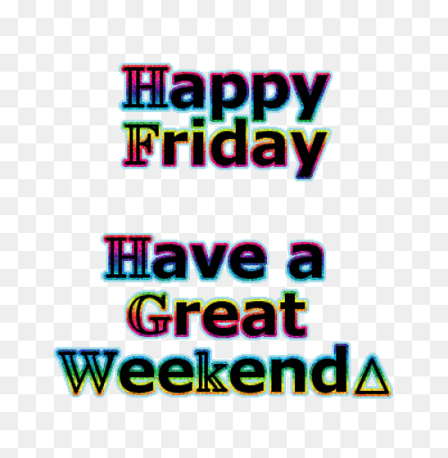 Yeah Its Friday Clip Art | Be Happy