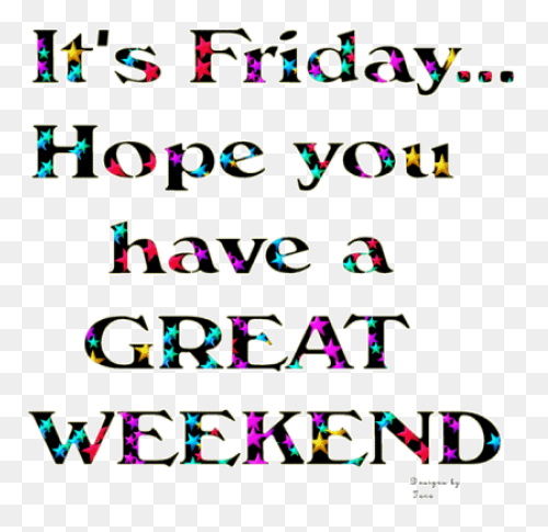 Yeah Its Friday Clip Art | Be Happy