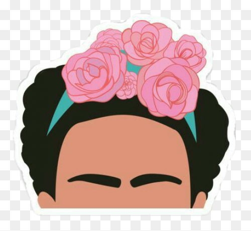 Silueta De Frida Kahlo (406X375) - Frida Kahlo