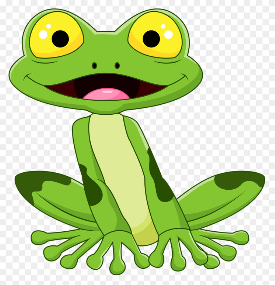 Frog Clipart Watercolor Frog Clipart - Frog