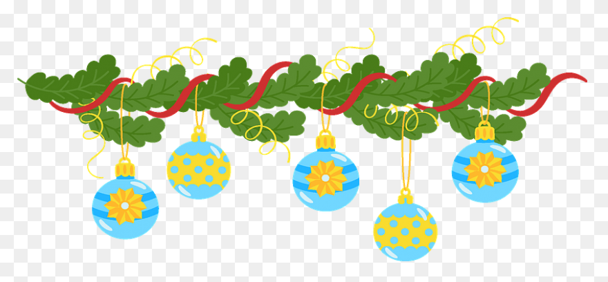 Felt Garland Png Clipart - Pom Pom 
