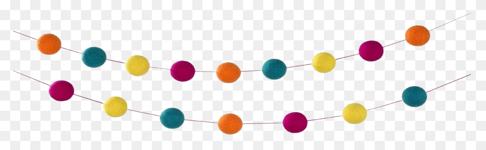 Felt Garland Png Clipart Pom - Garland