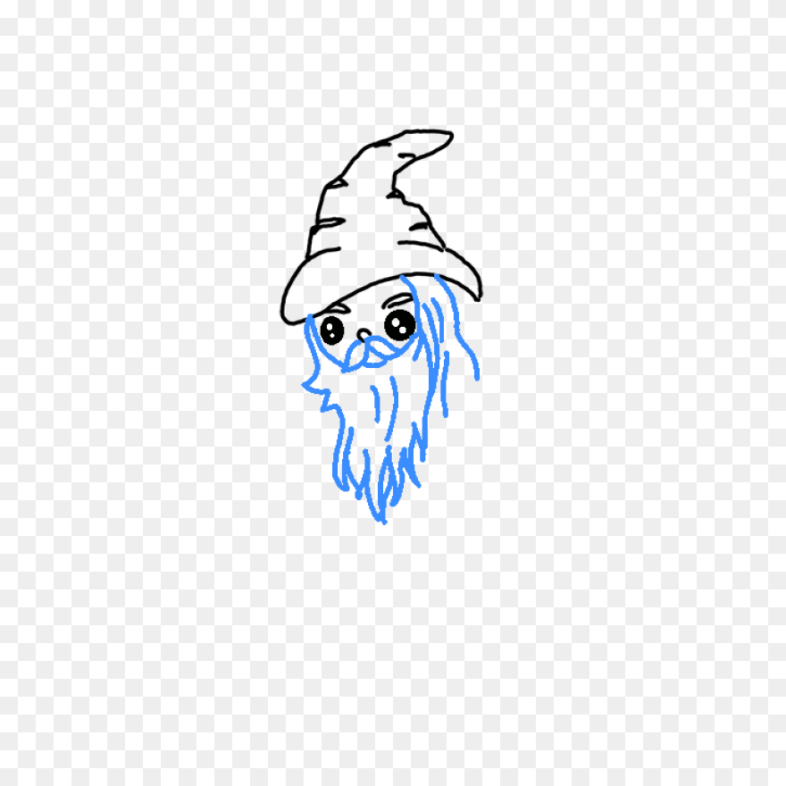 How To Draw Gandalf Step - Gandalf