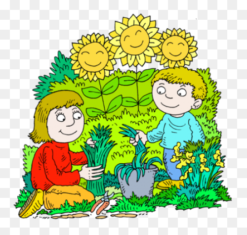 Download Flower Garden Clipart - Fl