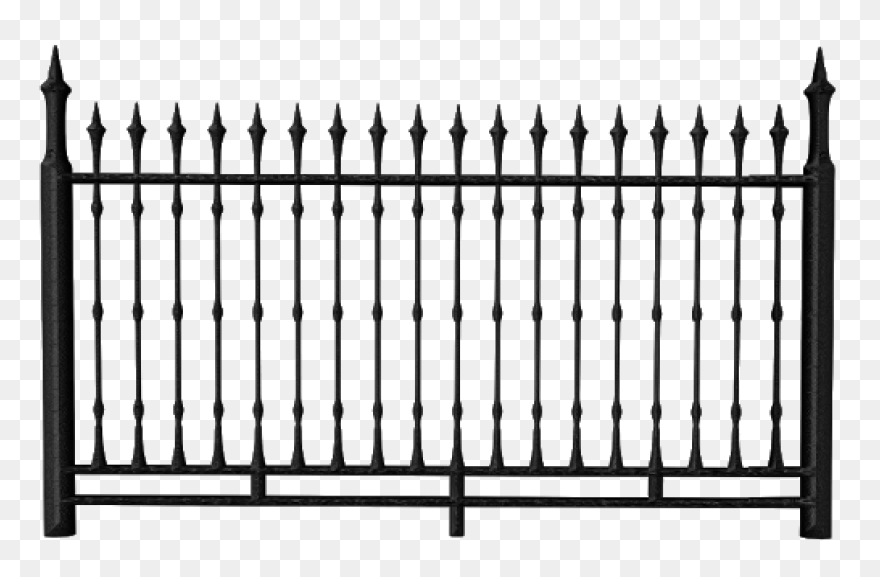 Black Steel Gate Png Pic - Gate