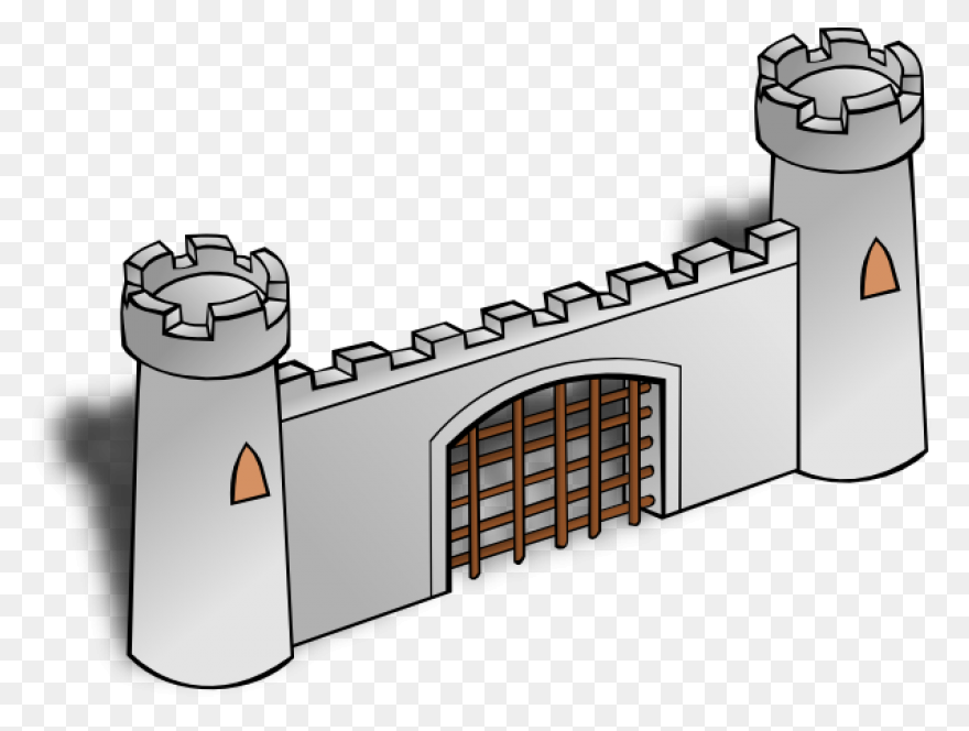 Quahog Asylum Gate - Gate Clipart -