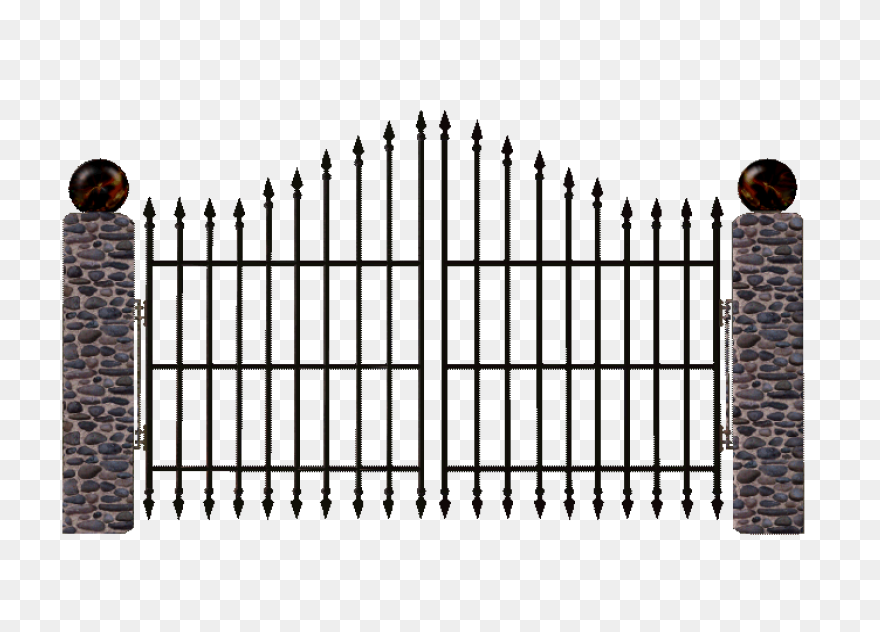 Quahog Asylum Gate - Gate Clipart -