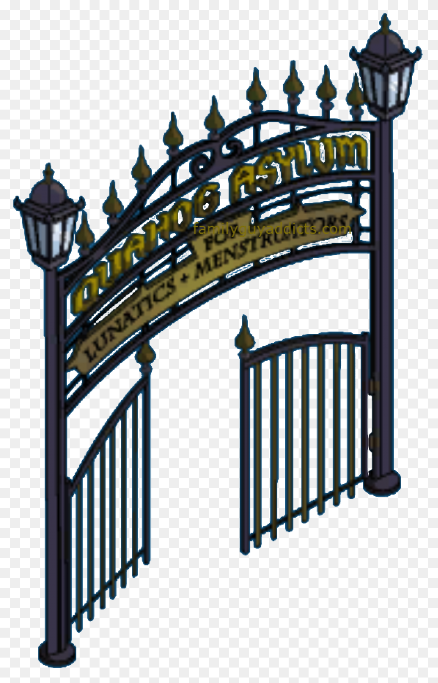 Quahog Asylum Gate Gate Clipart - Gate