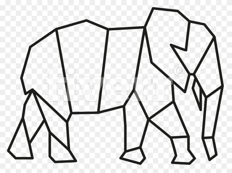 Drawing Polygon Wolf Geometric Clip