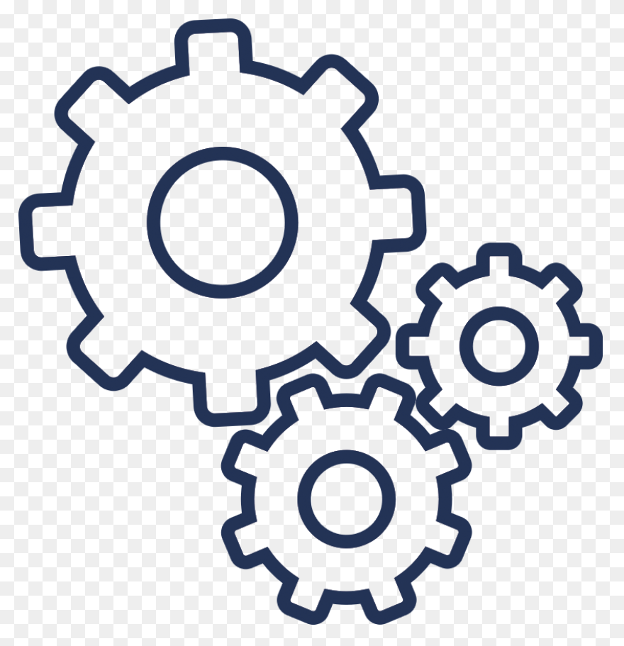 Gear Data Icon - Ppt Design Gear Ic