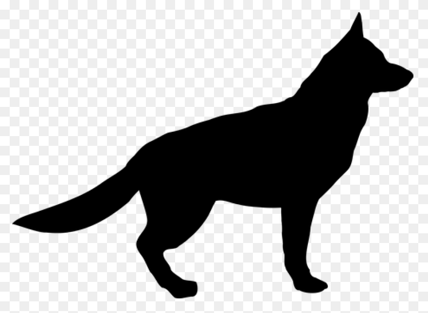German Shepherd Clipart - Full Size