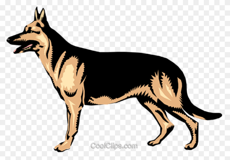 German Shepherd Clipart - Full Size