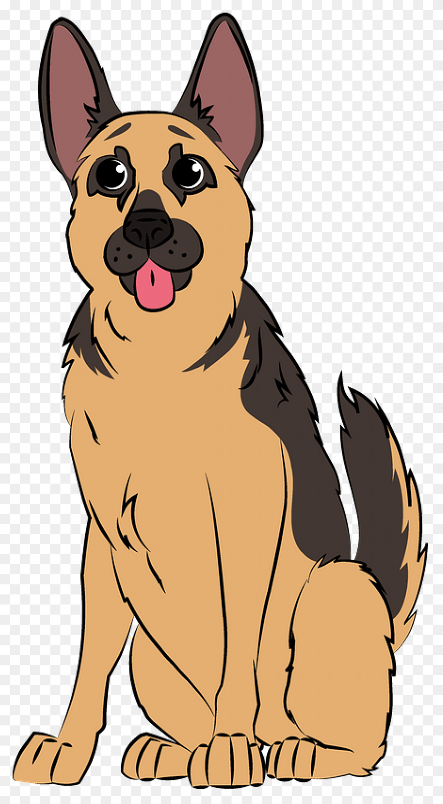 German Shepherd Clipart - Full Size