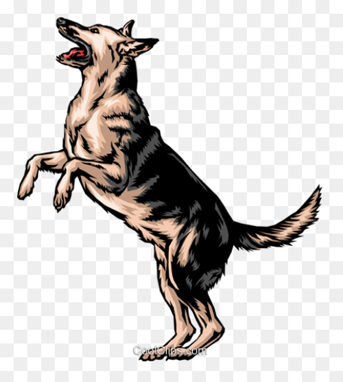 German Shepherd Clipart - Full Size
