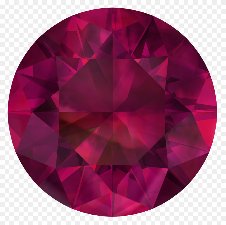 Covellite Ruby Gemstone Clipart - F