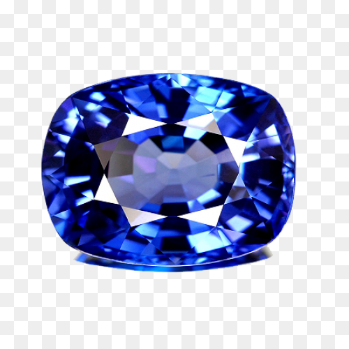 Covellite Ruby Gemstone Clipart - F