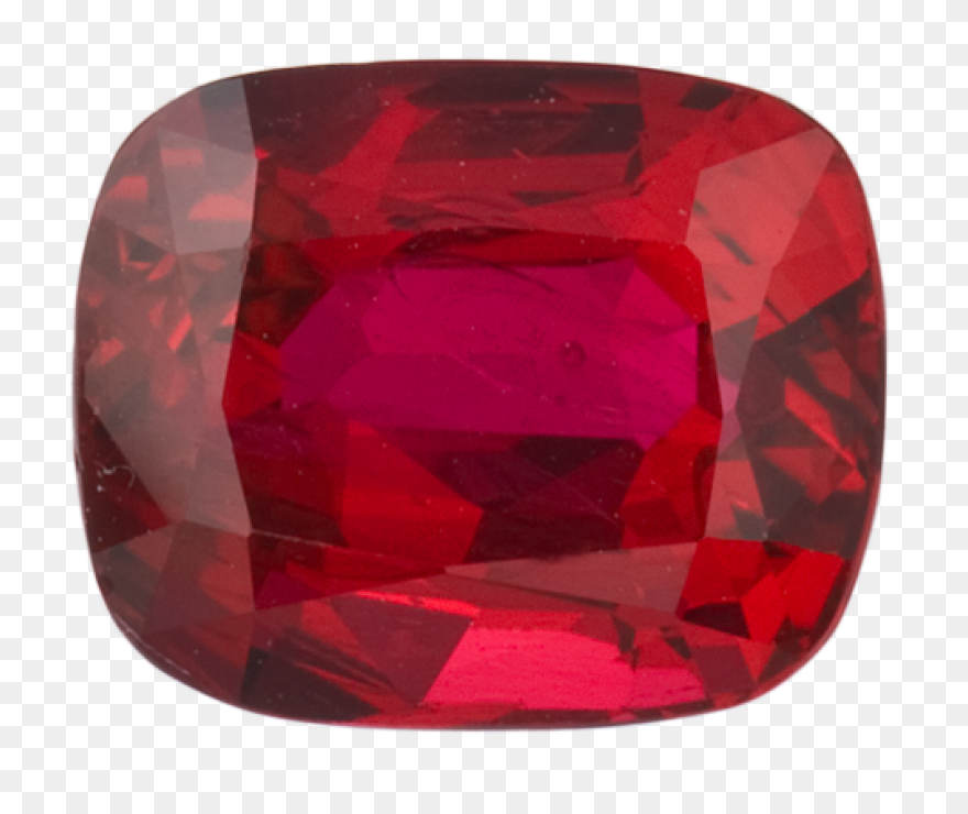 Covellite Ruby Gemstone Clipart - F