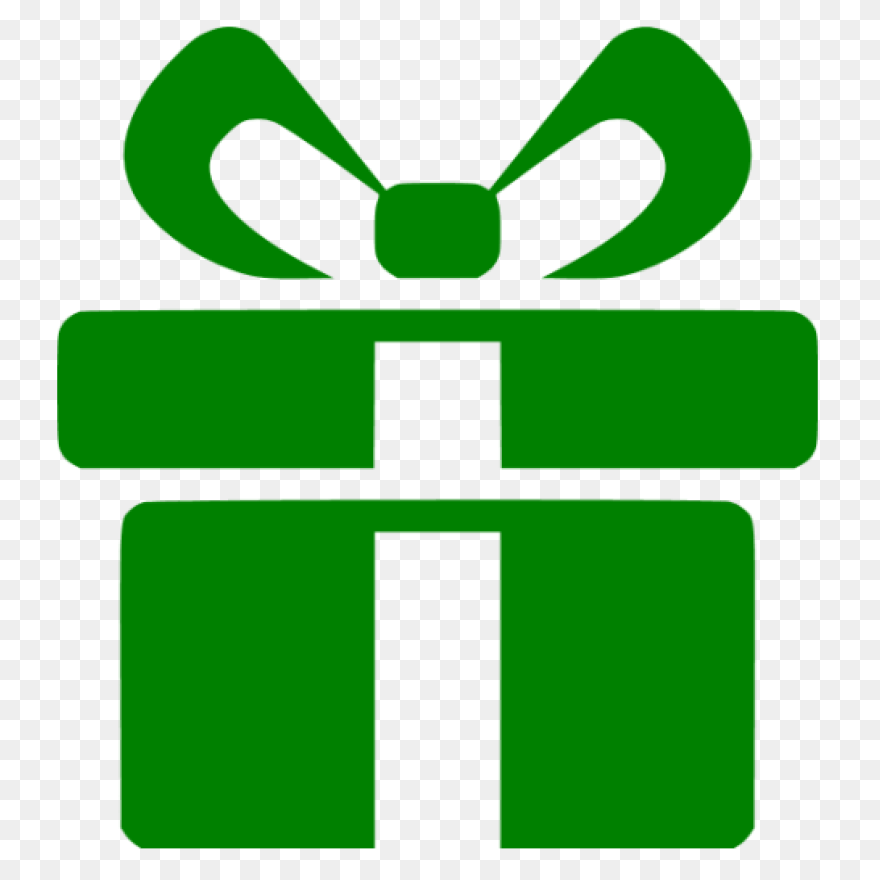 Green Gift Icon Free Green - Gift Icon