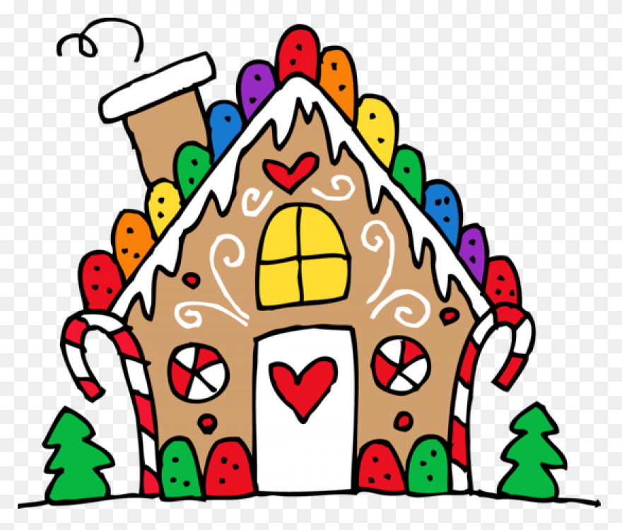 Transparent Gingerbread House Png C
