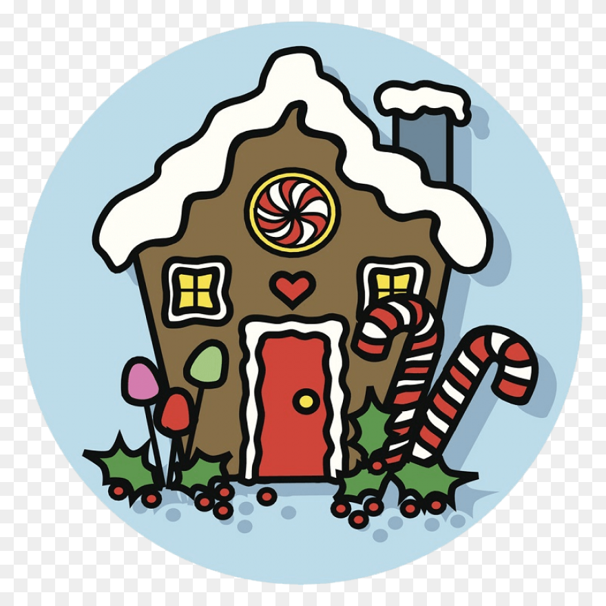 Transparent Gingerbread House Png C