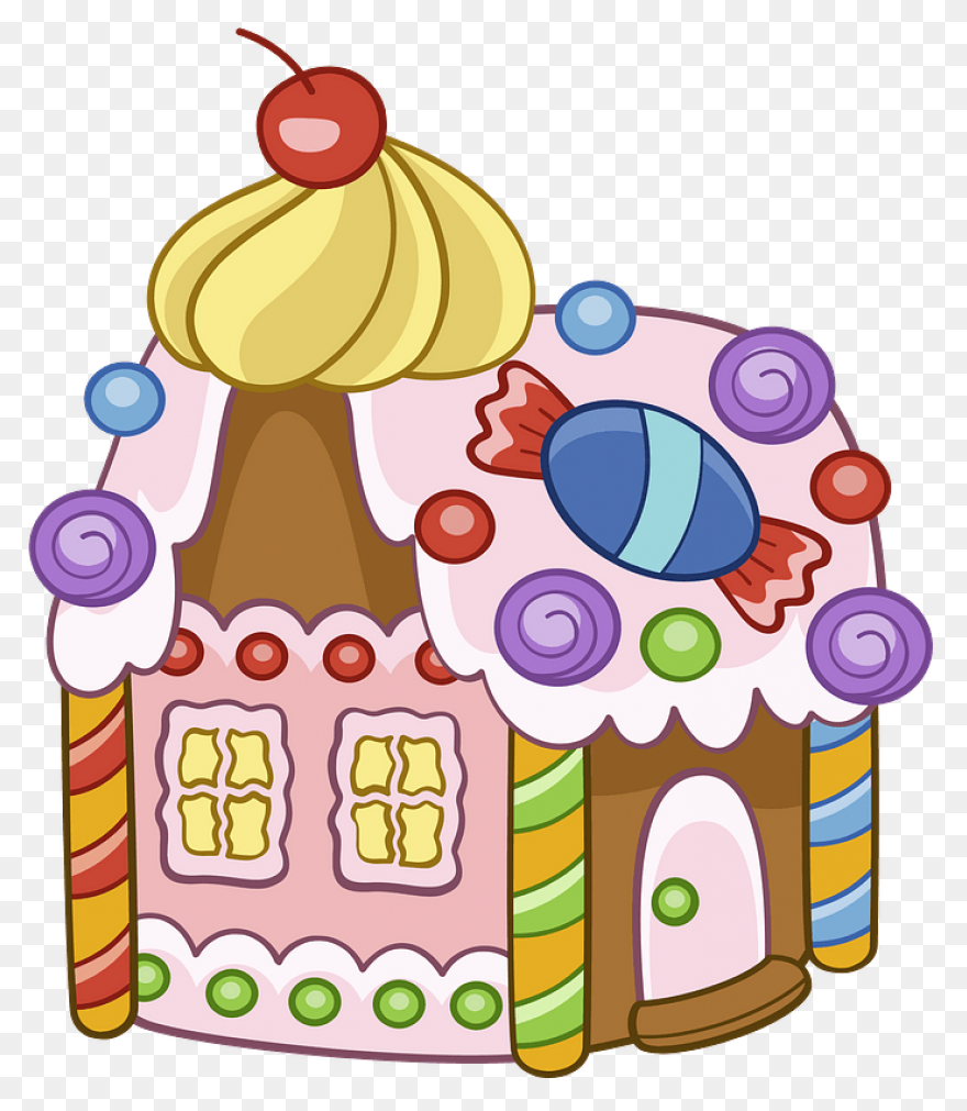 Transparent Gingerbread House Png C