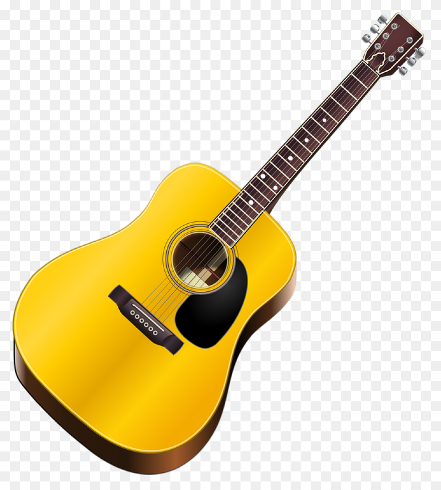 Gitar Cartoon - ClipartFlare
