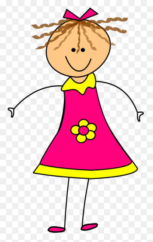 Girl Jumping Clip Art - Girl Jumpin