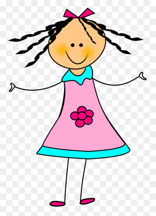 Girl Jumping Clip Art - Girl Jumpin