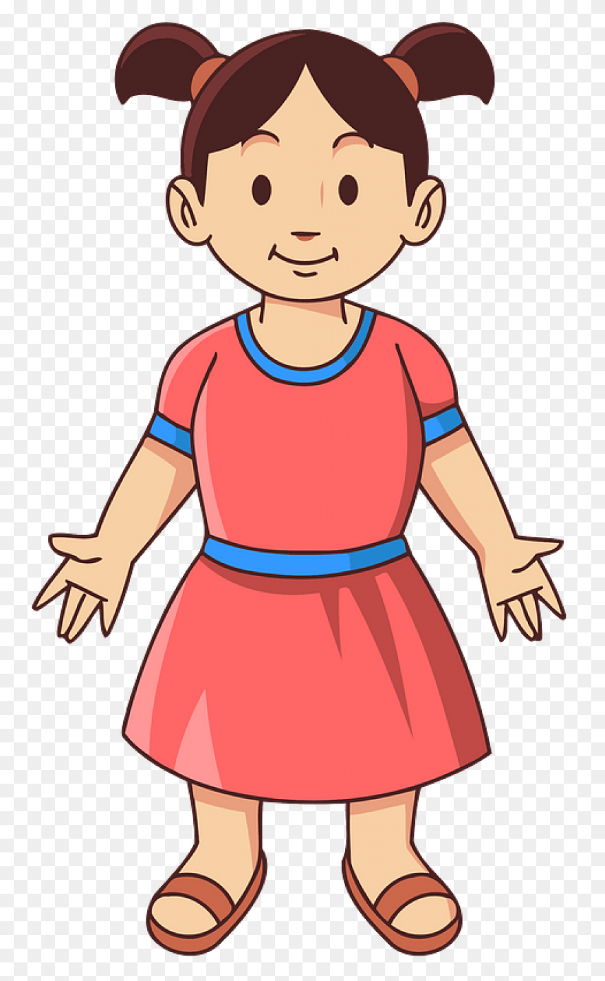 Girl Jumping Clip Art - Girl Jumpin