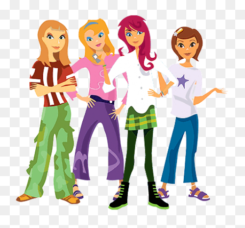 Free Girls Playing Cliparts, Downlo