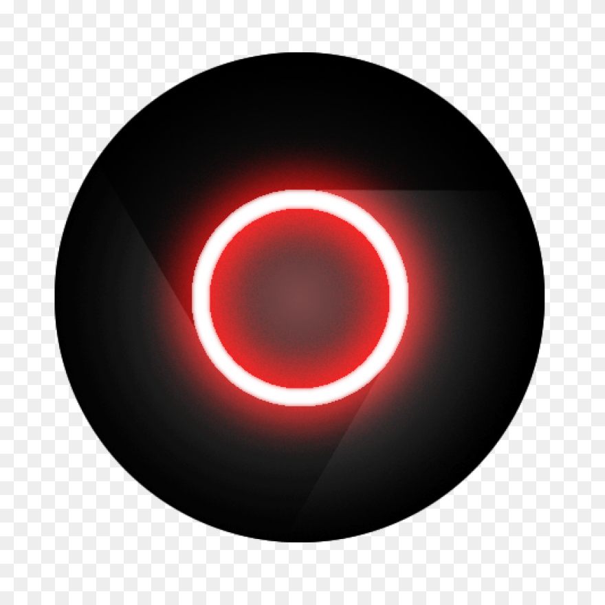 Red Button With Internal Light And 
