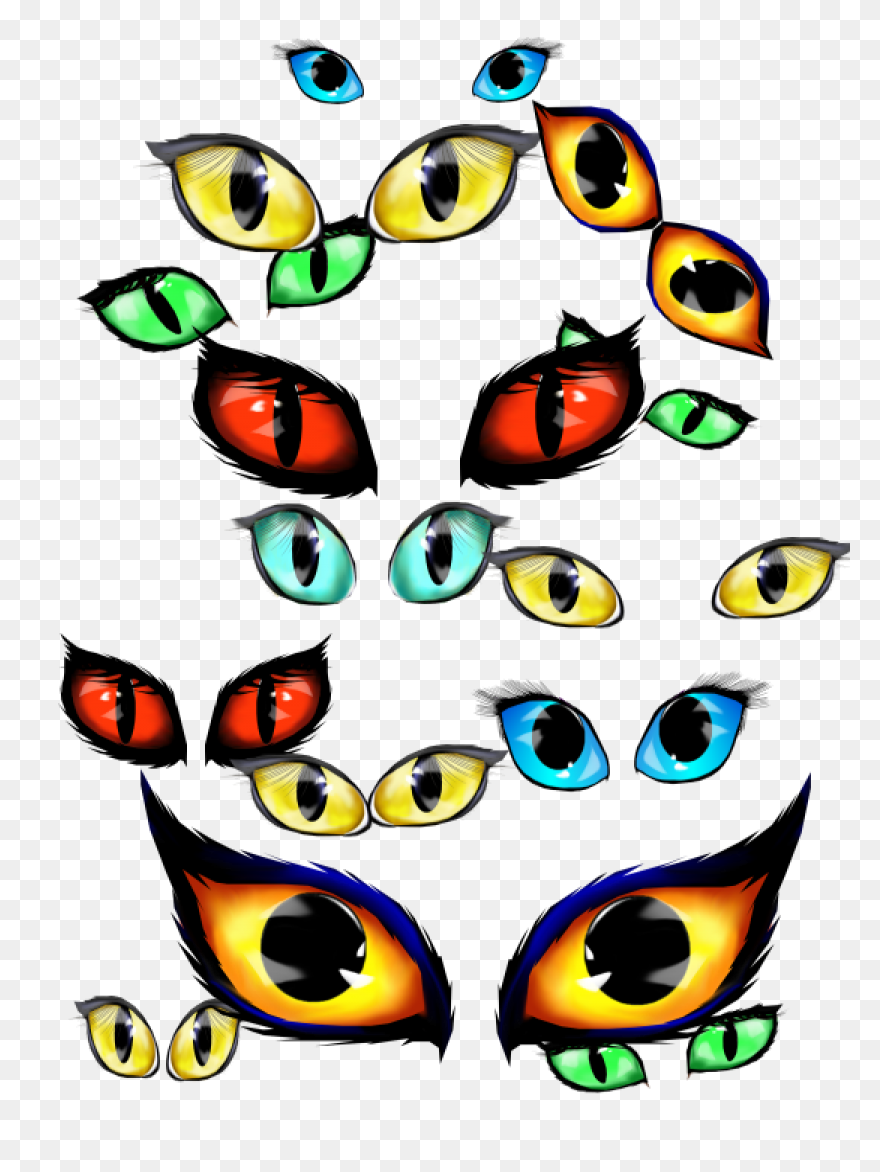 Red Eyes Clipart Glowing - Glowing 