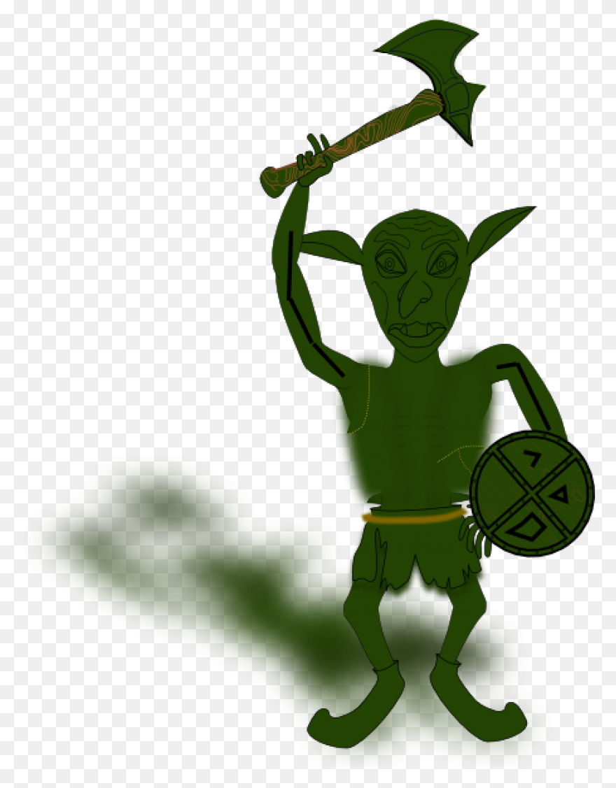 Goblin With Sword Transparent Png -