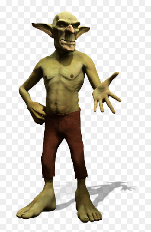 Goblin With Sword Transparent Png -