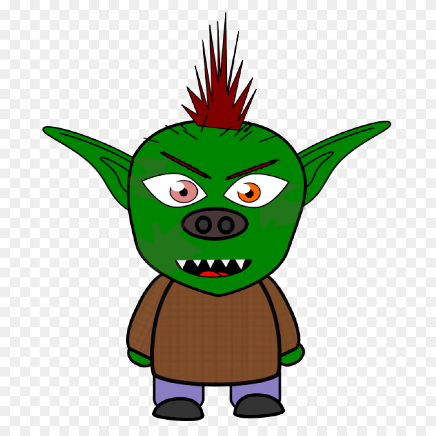 Goblin With Sword Transparent Png -