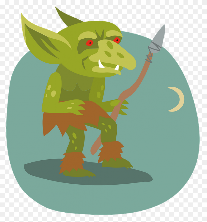 Goblin With Sword Transparent Png -