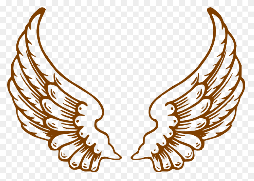 Golden Wings Clipart  - Gold Wings