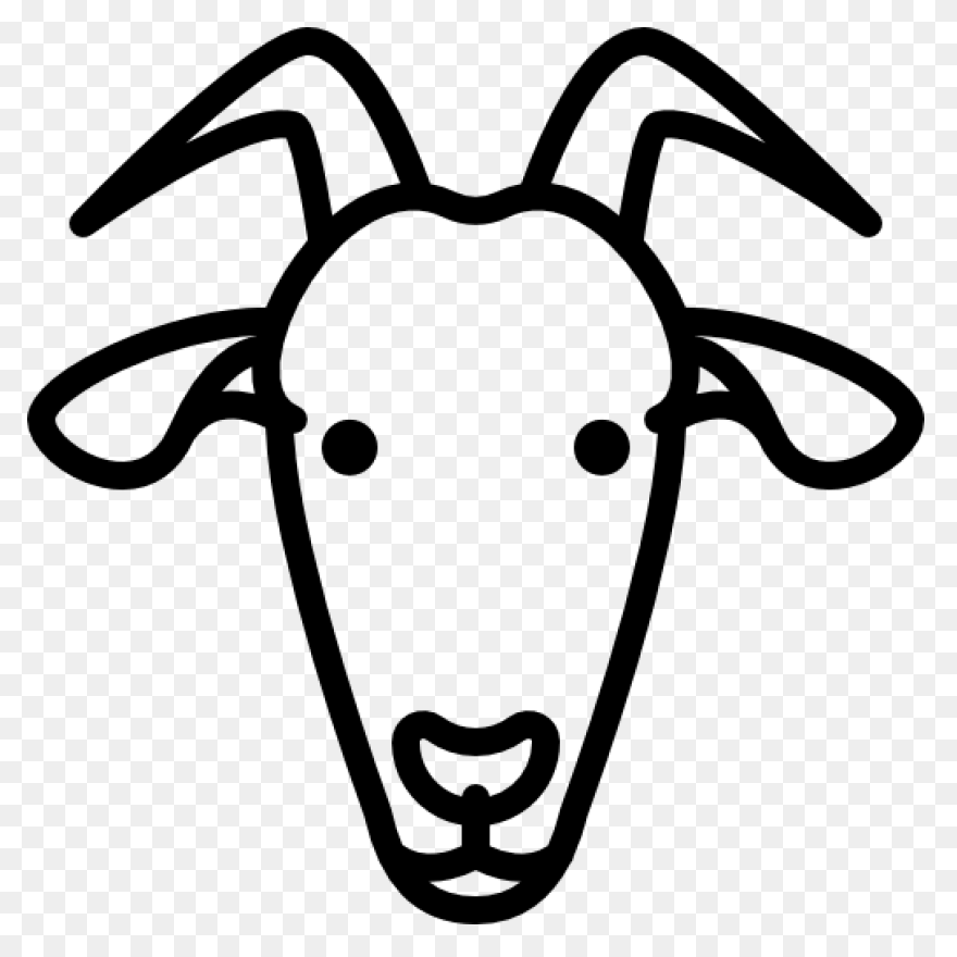 Goats Head Clipart Dairy Goat - Goa
