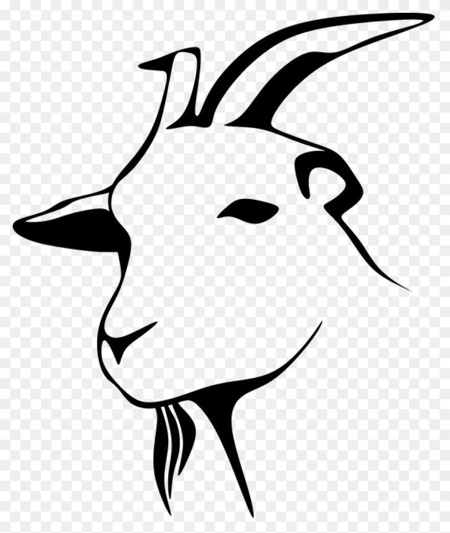 Goats Head Clipart Dairy Goat - Goa