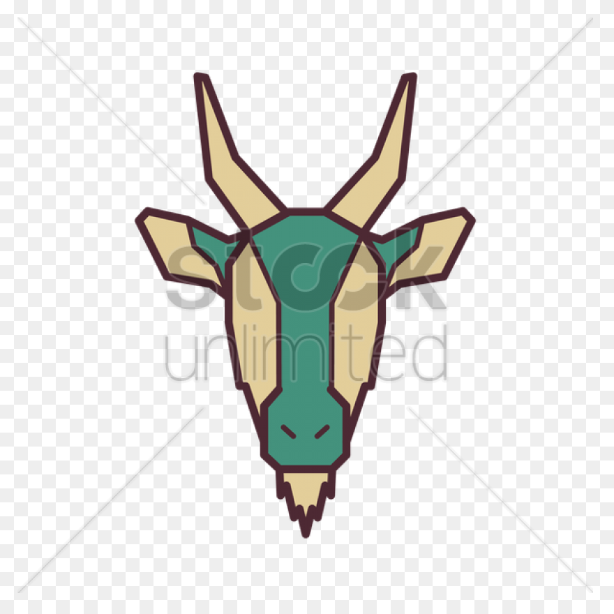 Goat Head Vector Image 1958621 - Goat Head