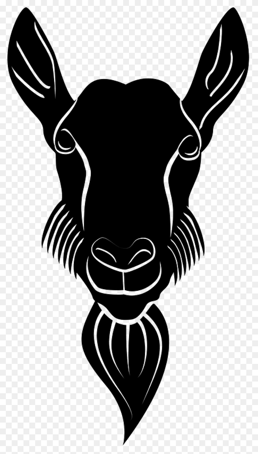 Goats Head Clipart Dairy Goat - Goa