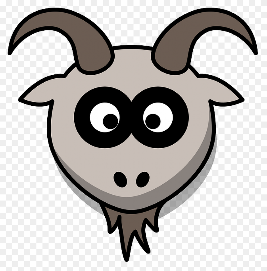 Goats Head Clipart Dairy Goat - Goa