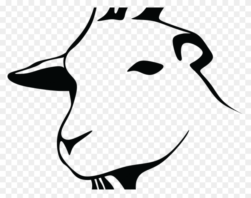 Goats Head Clipart Dairy Goat - Goa