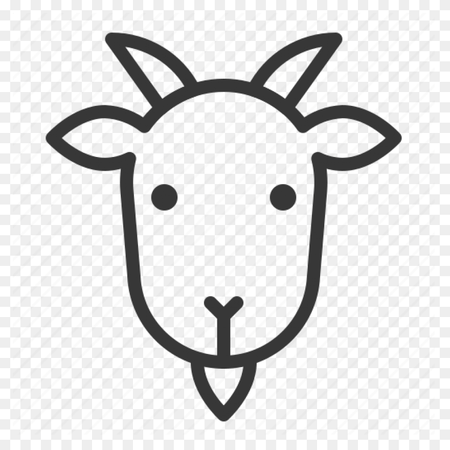 Goats Head Clipart Dairy Goat - Goat Head