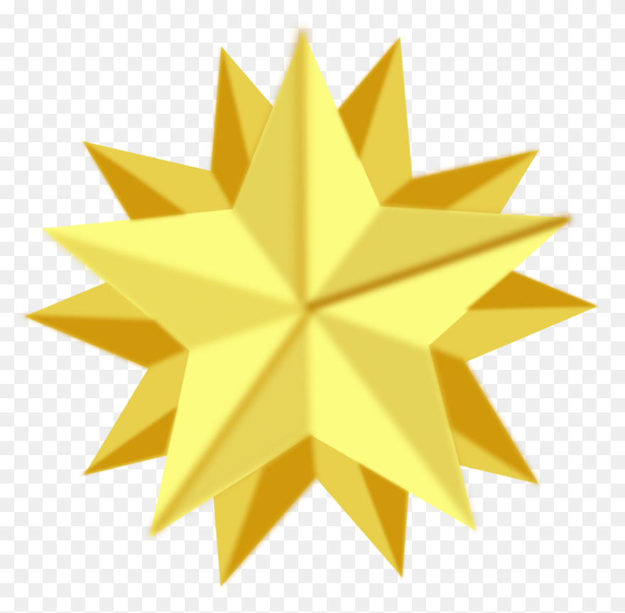 Download Hd Free Star Clipart - Golden Star