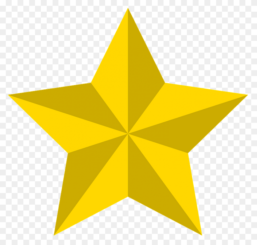 Gold Star Golden Star Clipart - Cli