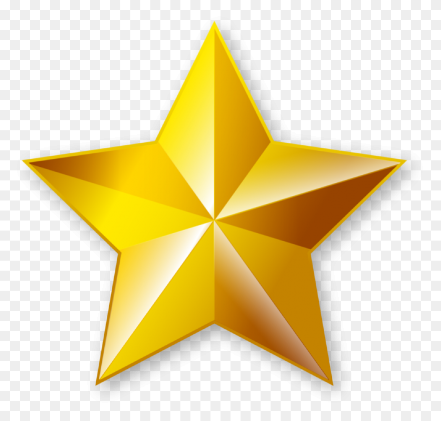 Gold Star Golden Star Clipart - Cli