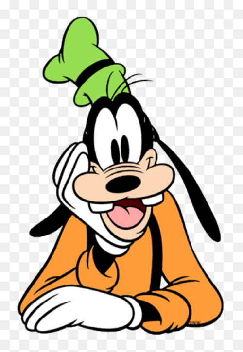Goofy Sticker Clipart - Full Size C